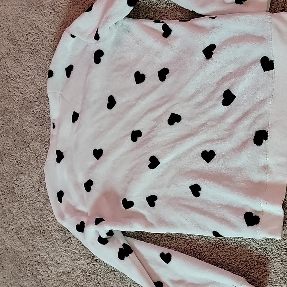 Plush soft Heart Medium Ladies Sweatshirt - Picture 5 of 5